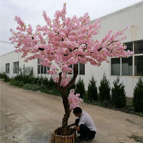 albero artificiale interno Albero Artificiale Giapponese Di Fiori Di Ciliegio Rosa, Decorazione Di Fiori Di Seta Sakura Finti Fatti A Mano, Albero Dei Desideri, For Piante Artificiali For Matrimoni Al