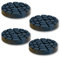 A2ZWORLD 4 almohadillas de goma redondas, diámetro 133 mm, grosor 23 mm, almohadilla puente elevador, compatible con Ravaglioli Sirio Space, fabricado en Italia