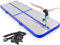 Tumbling Mats Aufblasbare Gymnastikmatten Mit Luftpumpe, 10 Cm Dick, Tragbar, Workout Für Das Heim-Fitnessstudio, Yoga, Taekwondo, Trainingsboden,13.1Ft/4M*3.2Ft/1M,White