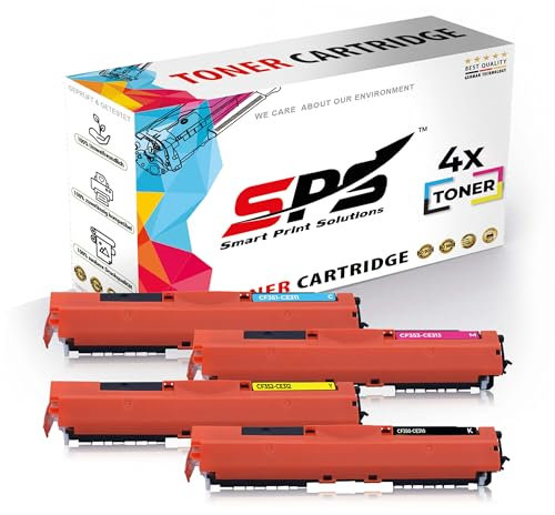SPS Drucker Toner Kompatibel für HP Topshot Laserjet Pro M 275 U - CE310A / 126A | Mehrfarbig | 1.200 Seiten