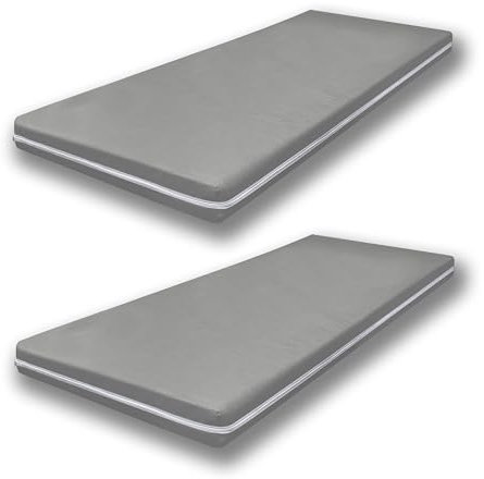 Betten-ABC Poly Duo Komfortschaummatratze - 90x200 cm Doppelpack, H3 Härtegrad, atmungsaktiv, abwischbar, ideal für Hotel & Objektausstattung, Öko-Tex Zertifiziert