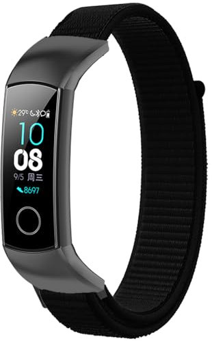 Respirant Sport Bracelet pour Honor Band 5, Nylon Bracelets de Remplacement pour Honor Band 4