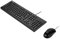 Asus U2000 Wired Keyboard and Mouse Desktop Kit, USB, 1000 DPI, Multimedia