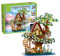 3-in-1 Sakura Tree House Building Set, Fantasy Garden Pavilion, 959PCS Cherry Blossom Courtyard Building Toy, Architecture Model Home Decor, Birthday Gift for Adults and Kids