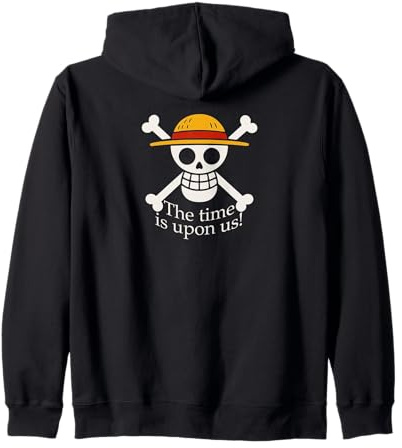 Straw Hat Jolly Roger. The time is upon us. Zip Hoodie
