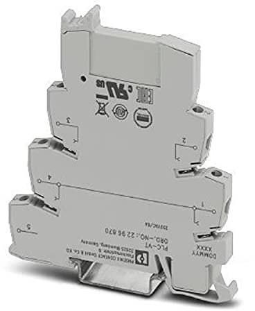 PHOENIX CONTACT PLC-VT VARIOFACE Durchgangsklemme, 2-Leiterschraubanschluss, für Relaismodul Universalbaureihen, 10 Stück