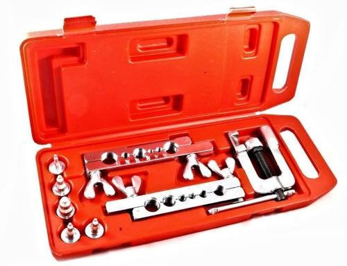 Kit Pagliettatrice/Flangiatubi/Svasatrice per tubi con accessori in valigetta 10pz