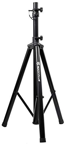 Rockville RVES05 Black Heavy Duty Tripod Pole-Mount DJ PA Speaker Stand