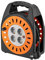 Goobay 71355 Kabeltrommel 25m / Kabelbox mit 4fach Steckdose / IP20 Innen Kabelrolle / Kabelaufwickler mit Überspannungsschutz Innenbereich / Verlängerungskabel 25m