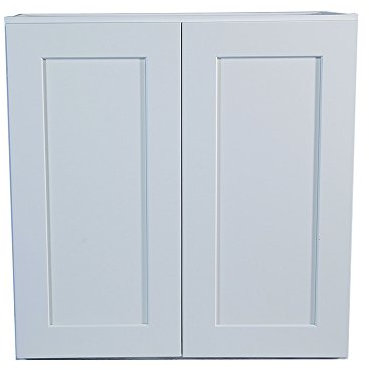 Design House Brookings Shaker Unassembled Wall Kitchen Cabinet W3336, 33 W x 12 D x 36 H, Painted White with Sherwin Williams®, Solid Wood, 543165