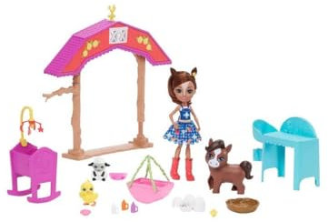 Mattel Enchantimals Pferdespaß-Kindergarten mit Haydie Horse & Trotter