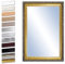 Bilderdepot24 Wandspiegel Spiegel Badspiegel Holzrahmen komplett mit Echtglas - Gold Antik - ca. 70x50 cm I SUA-6071 V-III