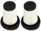 vhbw Set 2x Flachfaltenfilter kompatibel mit ETA Dasty Aquaplus 3447 Handstaubsauger, Staubsauger - Filterelement