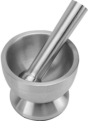 Amosfun 1 Juego triturador de ajo 304 prensa de ajo jengibre máquina de ajo balancín de prensa de ajo pelador de ajos de ajo manual picadora de ajo manual gel de sílice Silver