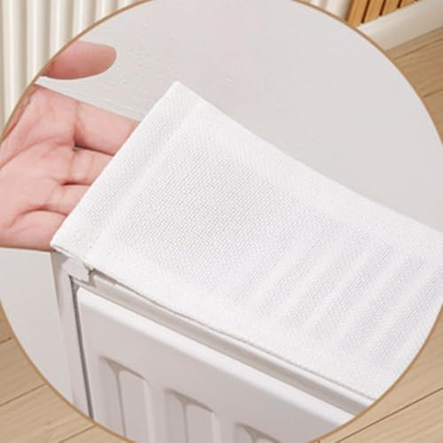 Cache-poussière pour radiateur - Protection décorative pour radiateur - Aimant intégré - Cache-poussière fixe pour bloquer le tapis de radiateur décoratif pour garder votre radiateur propre (100 cm)