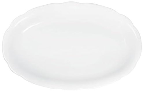 KAHLA Rossella Platte oval 32 cm| weiße Servierplatte aus Porzellan