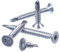 SECCARO Lot de 100 vis à tôle à tête fraisée 5,5 x 40 mm, en acier inoxydable A2, pointe de forage, ISO 15482 / DIN 7504, TX/six pans creux