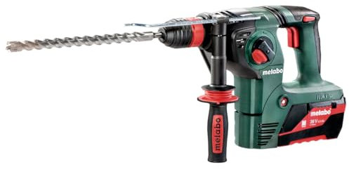 Metabo Akku-Hammer KHA 36 LTX (600795650) 36V 2x Li-Ion; Ladegerät ASC Ultra; Kunststoffkoffer; mit Metabo-Quick-Wechselfutter, Art des Akkupacks: Li-Ion , Akkuspannung: 36 V, Akkukapazität: 2 x 5.2 Ah