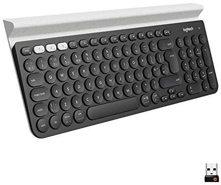 Logitech K780 Multi-Device Wireless Keyboard for Computer, Phone and Tablet – Logitech Flow Cross-Computer Control Compatible