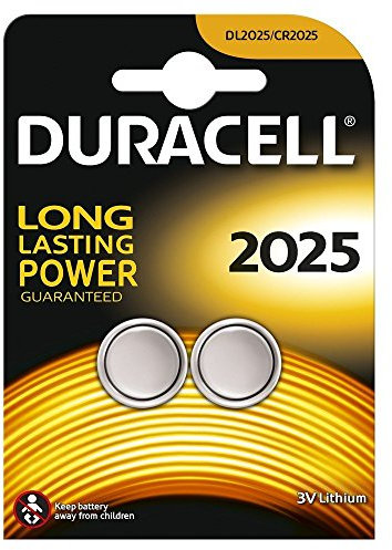 Duracell CR2025-3 Blister Pack of 6 Batteries A 2 Batteries Lithium 3V
