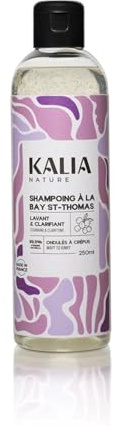 Kalia Nature - Bay Saint Thomas Shampoo 250 ml – Shampoo für lockiges Haar – entgiftet, beruhigt und reinigt – natürliche Waschpflege für welliges, lockiges, krauses Haar