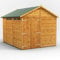 POWER Sheds wooden shed. 10x8 apex wooden garden shed. Double door security shed 10 x 8.