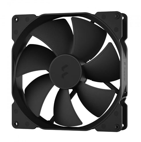 Fractal Design Dynamic X2 PWM GP-18 180 mm High Durability LLS Bearing Black Edition Radiator Optimized Computer Case Fan