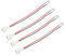 X AUTOHAUX 4 Pcs Car Speaker Connector Wire Harness Adapters 2 Pins