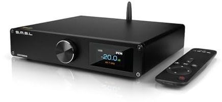 SMSL DO300 MQA-CD DAC ES9039MSPRO XMOS XU316 32bit/768kHz DSD512 Digital zu Analog Wandler USB/OPT/COAX/l2S/AES/Bluetooth Audio Decoder RCA/XLR Ausgang Hi-Res DAC