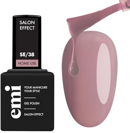 EMI Salon Effect Muted Rose HEMA free gel polish long-lasting color home use UV/LED/CCFL lamp 9 ml