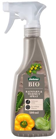 Dehner Bio Rainfarn und Wermutspray, Spezialpflege, hochwertiger Flüssigdünger, Dünger für Pflanzen / Gemüse, Pflanzenstärkungsmittel, 500 ml, bunt