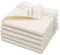 ZOLLNER 5er Set Scheuertücher 100% Baumwolle, 35x40 cm, Beige