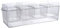 Refrigerated Serving Tray, Bar Fruit Tray, Salad Bar Container, Garnish Transparent Organiser, Cold Serving Tray, Charcuterie Ice Plate for Fruit, Salad, Food