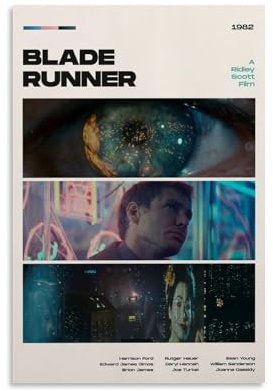 Blade Poster Runner 2049, Filmposter, Leinwand, Wandkunst, Dekor, Gemälde für Zuhause, Wohnzimmer, Schlafzimmer, 30 x 45 cm, ungerahmter Stil