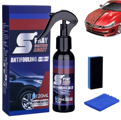 Dandin Multi-Functional Coating Renewal Agent, 3 In 1 High Protection Quick Car Coating Spray, Car Coating Spray, Coating Agent Spray,Quick Car Paint Scratch Remover Kit