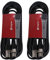 PD Connex Skytec Professional Microphone Cable Pair - 2x 6m XLR Male to XLR Female Heavy-Duty Audio Leads for Stage, Studio & DJ Applications, Secure Reliable Connectors (WWA1851)