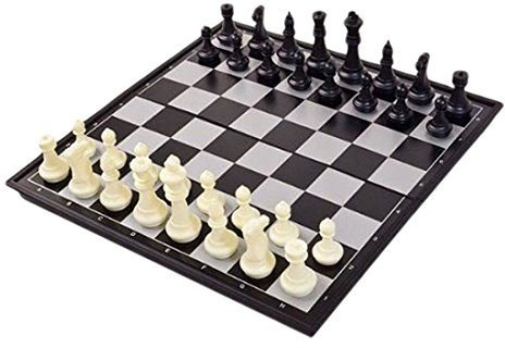 Shine 25x25cm Magnetic folding chess board portable set pieces games sport camping trave