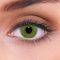 LENZOTICA lenti colorate 2 pezzi lenti a contatto naturale verdi colore Solid Green + contenitore | DIA 14.00 senza correzione 0.00 Diottrie