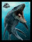 Jurassic World Fallen Kingdom 'Mosasaurus' gerahmt Print, 30 x 40 cm Mehrfarbig
