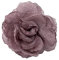 KABELIFE Elegante Damen Accessoires Haarblumen Haarblüte Haarspange Haarschmuck Blumen Brosche Ansteckblume viele Farben (Dunkellila)