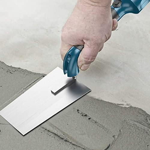 Cazzuola elettrica per piastrelle, macchina vibrante per piastrellista ricaricabile, frattazzo per finitura in calcestruzzo Frattazzo per intonaco curvo Frattazzo piatto, 350 x 100 mm, lama da 16 cm.