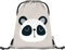 Baagl Turnbeutel Kindergarten, Sportbeutel für Mädchen, Turnsackerl Kinder Sport Beutel Schuhbeutel Sportsack (Panda)