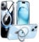 TORRAS Ostand Weltneuheit für iPhone 15 Hülle für MagSafe (Stabilster Ständer,Nr.1 Magnetkraft,Militärischer Schutz) Stoßfest Handyhülle iPhone 15 Case Kratzfeste Schutzhülle All-in-One Transparent
