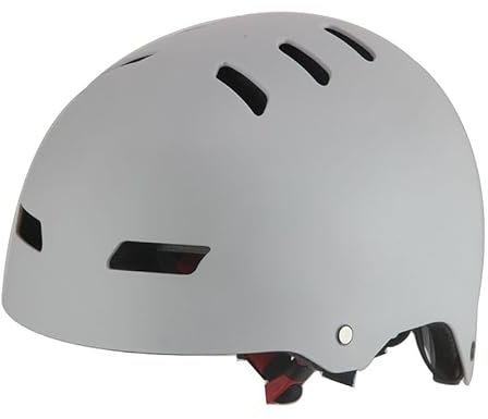 Kinder Fahrradhelm AERO – Fahrrad Halbschalenhelm für Kinder, ABS-Schale, robuster Kinderhelm für Radfahren, Skateboarden und Reiten, Weiß matt, Größe M, 52 – 59 cm