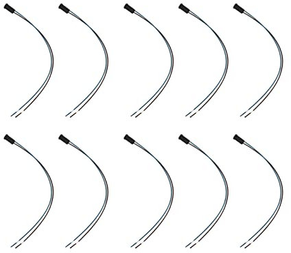 Septpenta 10 Stück G4 LED Lampenfassung Halogen, LED Lampenstecker Zubehör G4 Deckenleuchte/Halogenlampen Zubehör, Ersatz von Alten und Beschädigten für MR16 MR11