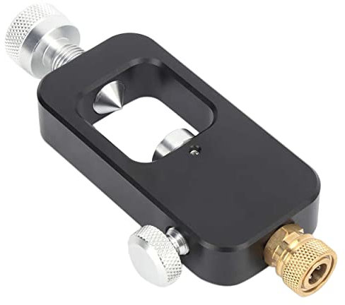 Ohsilv Mini Tauchen Sauerstoff Flaschen Atemschutz Masken Adapter Kopf Teil Aluminium Legierung AusrüStung zum Tauchen NachfüLlung Adapter 0,5 / 1L