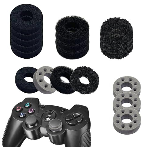 Precision Rings for Ps 5 18 Pcs Precision Rings Precision Rings for Kontrolfreek Ps 4/Ps 5 Pro Controller Accessories for Ps Xbo Series X/S Soft Improve Accuracy Sensitivity (4 Different Strengths)