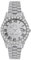 OIDEA Uhren Herren Armbanduhr mit Strass: Silber Herrenuhr Analog Quarz Uhr Kalender Glitzer mit Römische Zifferblatt Casual Metallarmband Geschenk für Männer Freund