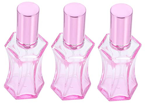 PRETYZOOM 3pcs Travel Perfume Bottles Glass Mist Sprayers for Fragrance Essential Oils Lotion Storage