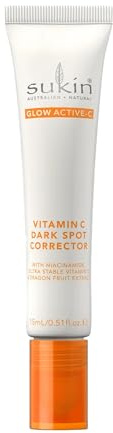 Sukin - Dark Spot Corrector - Glow Active-C Vitamin C Dark Spot Remover for Face for all Skin Types - Face Care, Skin Care, Vitamin C Cream for Dark Spots, Dark Spot Cream - 15ml